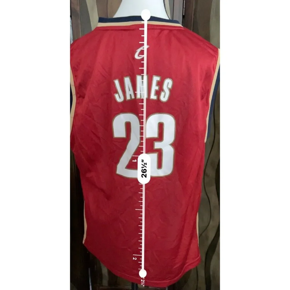 Adidas Cleveland Cavaliers Lebron James #23 jersey. Size XLY (18-20).